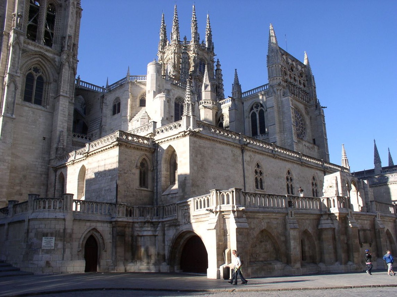 Face avant de la cathédrale de Burgos - 082.JPG 082.JPG